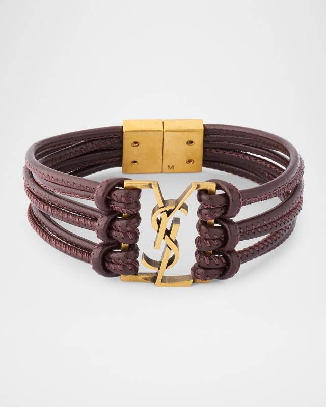 YSL Babylone Cord Bracelet